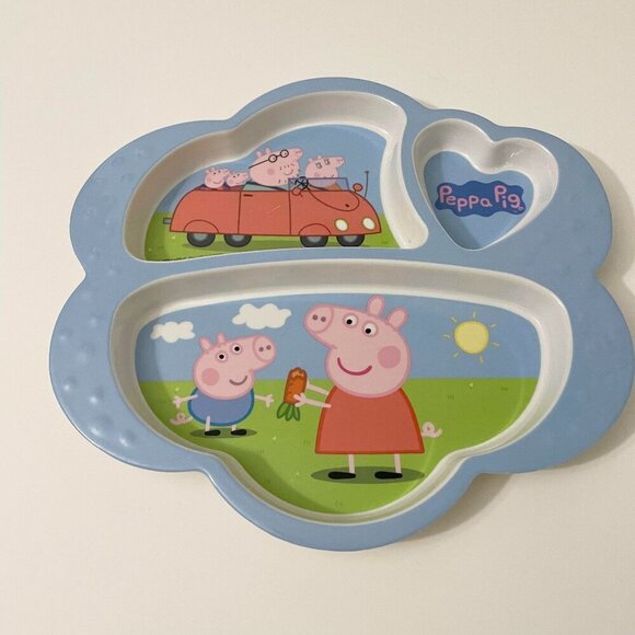 Peppa Pig 3 Section Plate Plastic by Zak! Designs - Picture 13 of 13